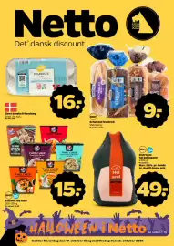 Netto tilbudsavis uge 42 Side 1: Kitchen Joy cube €15,00, Schulstad levebrød €9,00