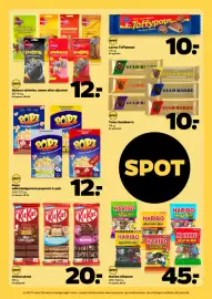 Netto tilbudsavis uge 42 Side 22: Popz mikrobølgeovns popcorn €12,00, Haribo slikpose €45,00
