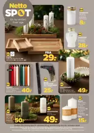 Netto tilbudsavis uge 42 Side 27: Spot multibrænder eller fyrfadslighter €25,00, Spot Kronelys €40,00