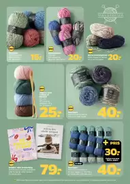 Netto tilbudsavis uge 42 Side 29: Nordic Nuance Akryl €40,00, Melene Bølsgaard de første sting broderi for begyndere €79,00