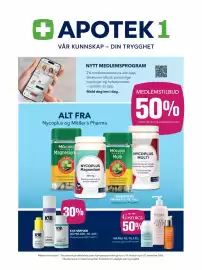 Apotek 1 kundeavis Side 1: + APOTEK 1 VÅR KUNNSKAP – DIN TRYGGHET - Metode NYTT MEDLEMSPROGRAM 2% medlemsbonus på alle kjøp