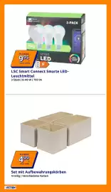 Action Flugblatt woche 42 Seite 7: Set mit Aufbewahrungskörben €4,99, LSC Smart Connect Smarte LED Leuchtmittel €9,95