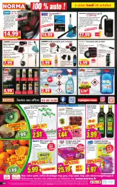 Catalogue Norma semaine 43 page 10: CARFIT Lave-glace €6,99, SaubermAX Lingettes humides anti-bactériennes XXL €3,97
