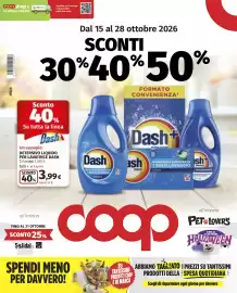 Volantino Coop Pagina 1: coopshop.it cop.com LA SPESA ONLINE Casa Verifica se il servizio è disponibile nella tua zona Dal