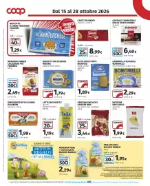 Volantino Coop Pagina 12: Biscotti Dolcesenza Misura €1,79, Grissini fagolosi grissin bon €3,44