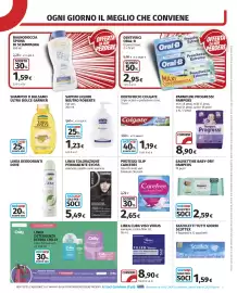 Volantino Coop Pagina 17: Dentifricio Colgate triple action o protezione carie €1,19, Sapone liquido Neutro Roberts €1,23