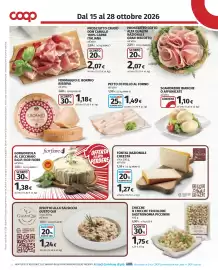 Volantino Coop Pagina 6: Fontal Nazionale Cheestà €1,27, Risotto alla salsiccia GustoQui €1,24