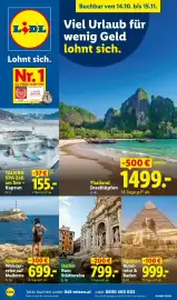 Lidl Reisen Prospekt Seite 1: Italien Rom Städtereise €799,00, Wanderreise auf Mallorca €699,00