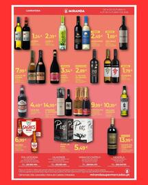 Folheto Miranda Supermercados Página 8: Alandra vinho €1,79, Monsaraz vinho €2,49