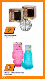 Catalogue Action semaine 42 page 15: Twinkle Boule lumineuse €3,99, Moule à gâteau en silicone €3,62