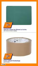 Catalogue Action semaine 42 page 2: Ruban adhésif d'emballage €0,01, La Cucina Tapis de cuisson en silicone €1,99