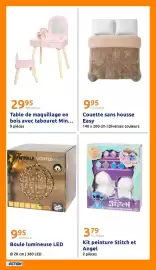 Catalogue Action semaine 42 page 22: TWINKLE Boule lumineuse LED €9,95, Disney Stitch Kit peinture Stitch et Angel €3,79