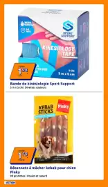 Catalogue Action semaine 42 page 24: Sport Support Bande de kinésiologie €1,98, Pinky Bâtonnets à mâcher kebab €1,79