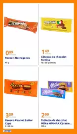 Catalogue Action semaine 42 page 25: Milka MMMAX €2,99, Reese's Peanut Butter Cups €3,59