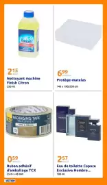 Catalogue Action semaine 42 page 28: TCX Ruban adhésif d'emballage €0,59, Capace Eau de toilette Exclusive Hombre €2,57