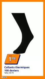 Catalogue Action semaine 42 page 3: Collants thermiques €1,98