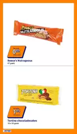 Action folder week 42 Pagina 22: Reese's Nutrageous €0,89, Tortina chocoladecakes €1,95