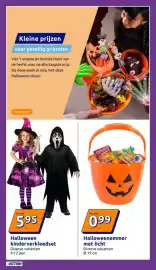Action folder week 42 Pagina 26: Halloween kinderverkleedset €5,95, Halloweenemmer met licht €0,99