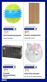 Action folder week 42 Pagina 6: Houten wandpanelen €9,95, Nerf hondenspeelgoed €1,69