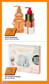Action folder week 42 Pagina 9: Kerst-handzeep €1,79, DIY miniatuurhuisje €7,95