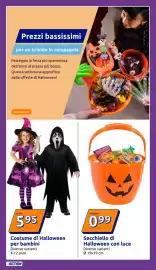 Volantino Action settimana 42 Pagina 21: Secchiello di Halloween con luce €0,99, Costume di Halloween per bambini €5,95