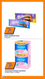 Volantino Action settimana 42 Pagina 22: Milka MMMAX Oreo €2,99, Assorbenti Always Sensitive €2,29