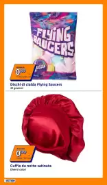 Volantino Action settimana 42 Pagina 25: Dischi di cialda Flying Saucers €0,89, Cuffia da notte satinata €0,99
