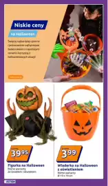 Action gazetka tydzień 42 Strona 22: Figurka na Halloween €39,95, Wiaderko na Halloween z oświetleniem €3,99