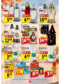 Prim Market gazetka tydzień 42 Strona 15: Znicz witraż Maryja, Jezus Bolsius €16,99, Znicz Z-96 AMIKUS €6,99