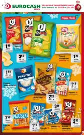 Eurocash gazetka Strona 22: Paluszki DJ €2,59, Pałeczki kukurydziane: Smakotek €1,29
