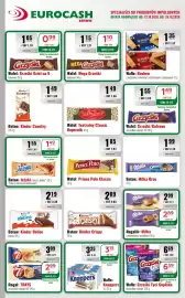 Eurocash gazetka Strona 2: Wafle: Grześki Tyci Gopłana €6,59, Baton: Milka Oreo €1,99