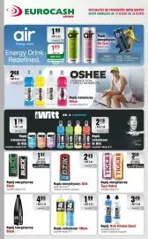 Eurocash gazetka Strona 8: Napój energetyczny: Black €4,65, Napój: Dzik Vitamin Boost €3,49