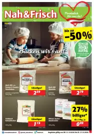 Nah&Frisch Flugblatt woche 43 Seite 1: Goldpack Kokosflocken €1,19, Back Mit Mandeln €2,79
