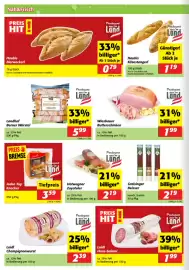 Nah&Frisch Flugblatt woche 43 Seite 6: Landhof Berner Würstel €5,99, Knacker €3,59