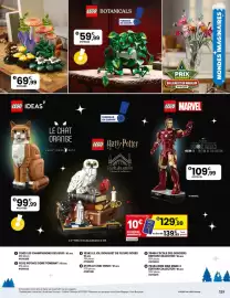 Catalogue JouéClub page 101: 76466 l’école des sorciers édition collector €129,99, Lego 11512 pothos doré tombant €59,99