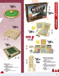 Catalogue JouéClub page 133: Labyrinthe en bois €24,99, Goliath mexican train dominoes €24,99