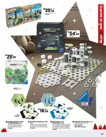 Catalogue JouéClub page 139: Ravensburger gravitrax action set skytrax €29,99, Ravensburger gravitrax starter set pro €54,99