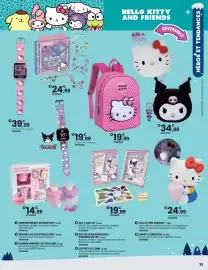 Catalogue JouéClub page 15: Kuromi montre led tracking €19,99, Hello kitty montre enfant interactive €39,99
