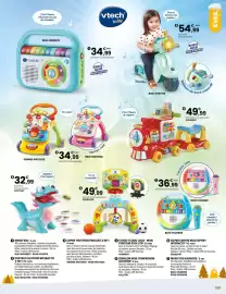 Catalogue JouéClub page 159: Zebulon mon compagnon glouton €32,99, Porteur scooter interactif 3 en 1 €54,99