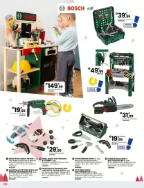 Catalogue JouéClub page 198: Grande mallette-établi bosch avec visseuse électronique ixo ii €39,99