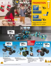 Catalogue JouéClub page 255: Voiture radiocommandée €39,99, Varta longlife power aa 8 lr6 + 4 gratuites €8,99
