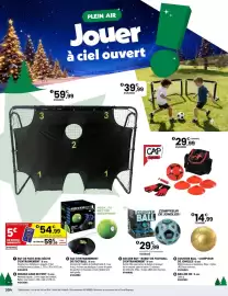 Catalogue JouéClub page 266: Sac d’entrainement de football €29,99, Ballon or €14,99