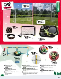 Catalogue JouéClub page 267: Cap sport ballon de football rouge €16,99, Ballon de football drapeaux €11,99