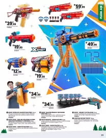 Catalogue JouéClub page 273: Xshot blaster insanity motorized rage fire €49,99, Xshot excel hawk eye blaster €19,99
