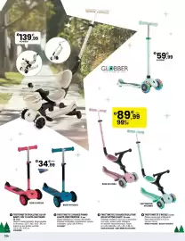 Catalogue JouéClub page 276: Globber trottinette 3 roues primo lights vert menthe €59,99