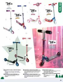 Catalogue JouéClub page 277: Trottinette pliable k-pop demon hunters €34,99, Trottinette pliable spider-man €29,99