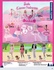 Catalogue JouéClub page 29: Barbie casse-noisette €34,99, Barbie barbie twinning looks poupée et chien €24,99