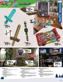 Catalogue JouéClub page 49: Set 12 pièces | 3 ans €19,99, Minecraft épée epée pioche 2 en 1 €19,99