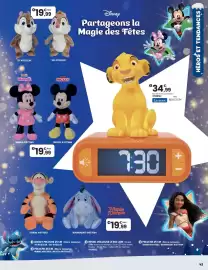 Catalogue JouéClub page 5: Lexibook réveil veilleuse le roi lion €34,99, Disney junior peluche 25 cm €19,99