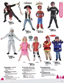 Catalogue JouéClub page 59: Déguisement agent du swat €39,99, Déguisement la pat’ patrouille €21,99